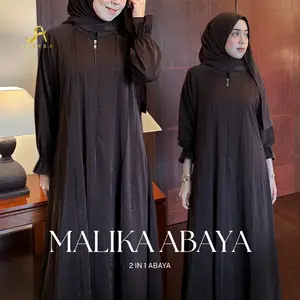 [NEW 12.12 | BISA COD] Malika Abaya  Muslim Motif Mewah Turki