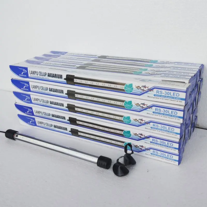 LAMPU CELUP AQUARIUM ROSSTON RS-30 LED PUTIH