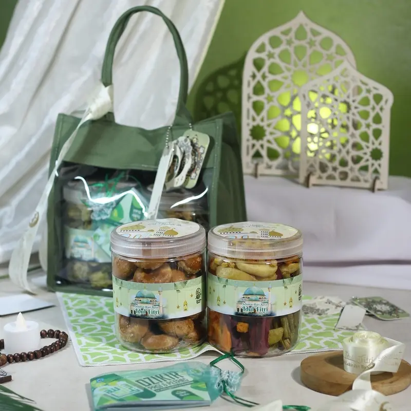 PAKET HAMPERS IDUL FITRI GRATIS MINI GOLD + TASBIH + BUKU DZIKIR + KARTU UCAPAN 7