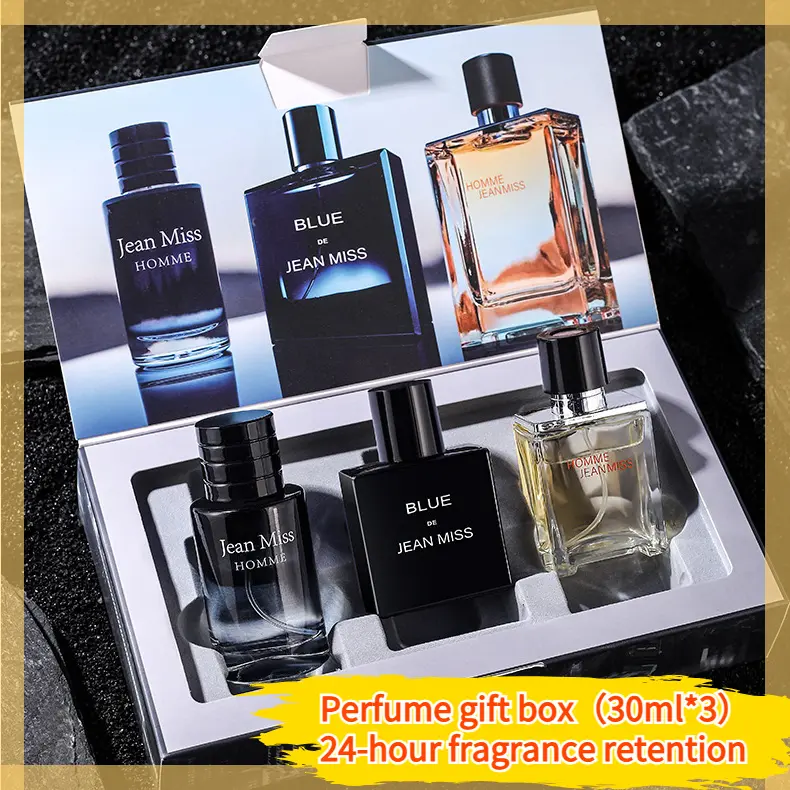 【SG Stock】30ml × 3 Men Gift Set Collection Perfume Body Spray Cologne Fragrance Long Lasting Scent Perfume for Men Gift Set  Birthday Present