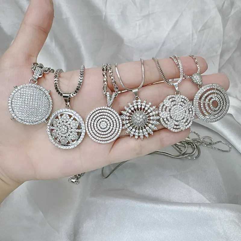 Beli 2 bonus 1 cincin/anting. S02 Kalung putih set liontin perhiasan xuping aksesoris wanita
