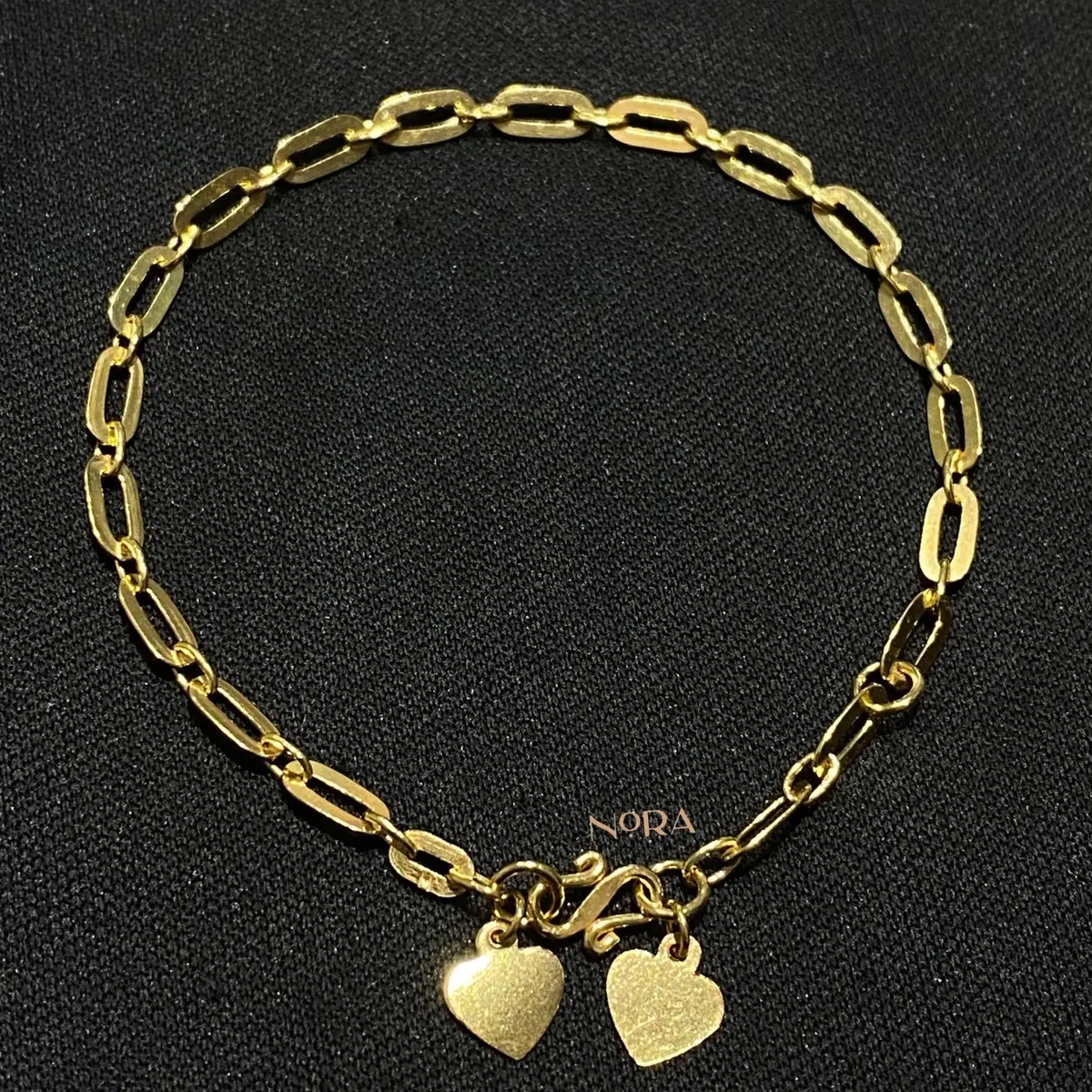 Gelang Paperclip • Berat 1&2gr • Panjang 16cm • Emas Muda • D’Nora gelang  tangan