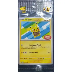 PROMO! ORI! Kartu Pikachu Batik v3 Staryu pokemon indonesia Segel Sealed