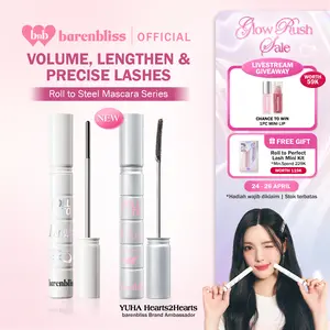 【BACK IN STOCK】BNB Barenbliss Roll To Length & Roll to Definer Steel Mascara 6g | Maskara Besi Iron Mascara Waterproof Sweatproof Smudgeproof Tahan Lama Hingga 24 Jam Panjang & Lentik Anti Gumpal Anti Clumply Ultra Precision & Vitamin E Infused