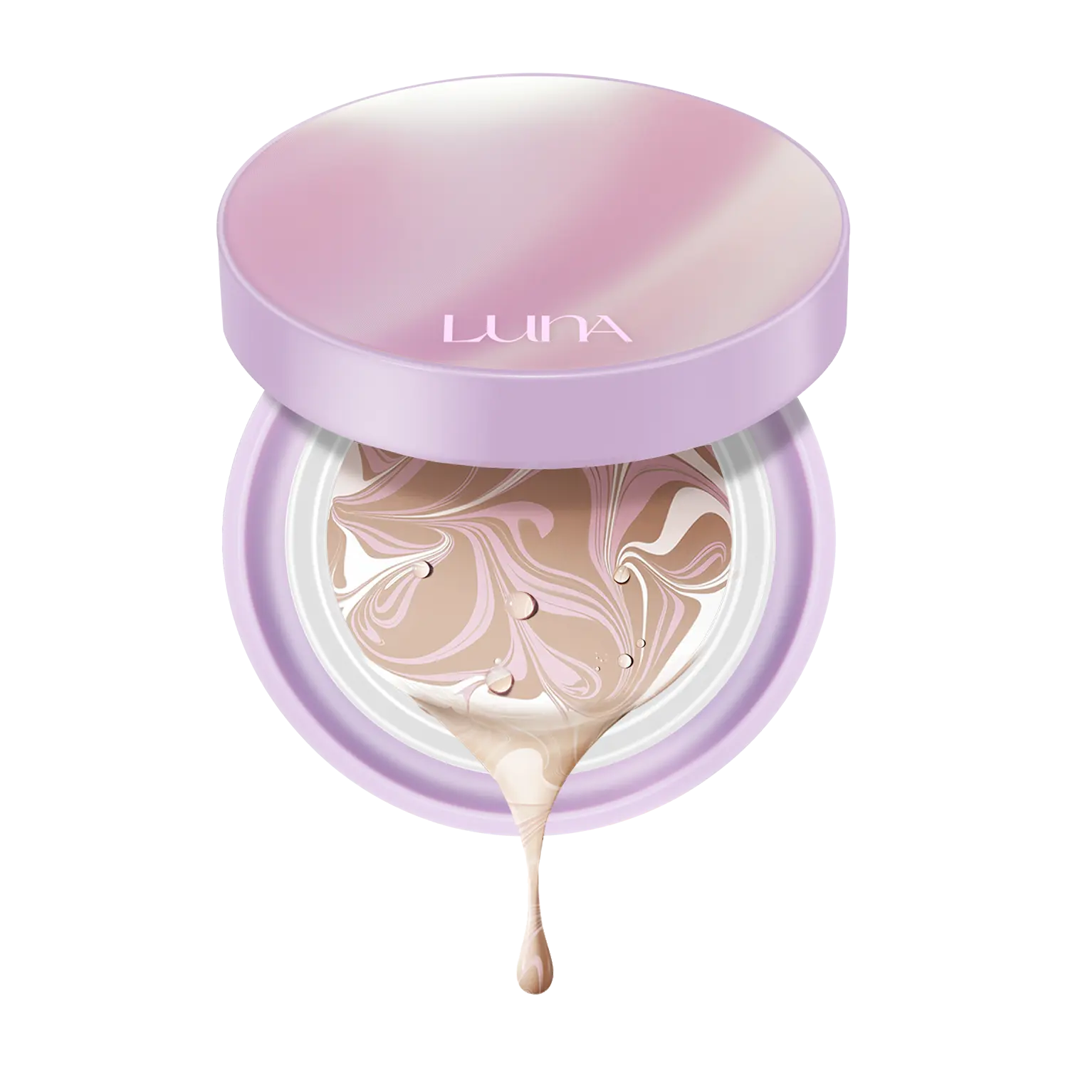 LUNA Long Lasting Water Pact OR SPF50+/PA+++ (12g + Refill)