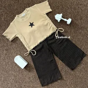 Likemom.id Wendy Oneset Anak Perempuan Best Seller Setelan Nyaman Dan Gaya Ukuran S M L Xl Bahan Aman Dan Nyaman Untuk Aktivitas Sehari-hari