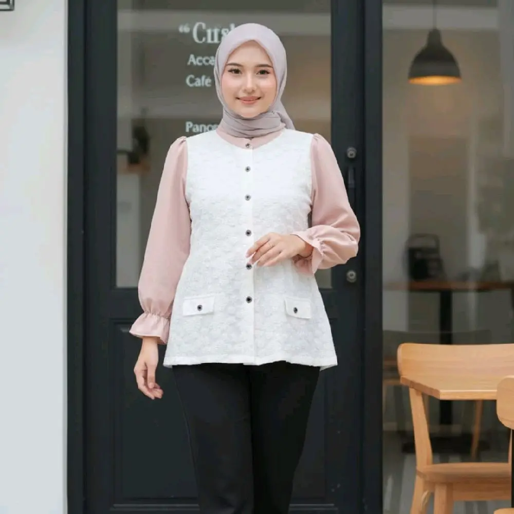 ZALIKA KEMEJA BLOUSE FUKURO JAGUAR EMBOS MEWAH MOTIF BUNGA DENGAN DISAIN ELEGAN ZALIKA KEMEJA BLOUSE FUKURO JAGUAR EMBOS MEWAH MOTIF BUNGA DENGAN DISAIN ELEGAN