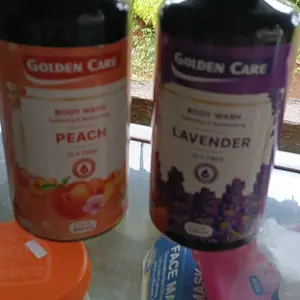 UltiGar Golden Care Body Wash Mix Varian Strawberry Peach Lavender 500ml - Buy 1 Get 1 Free - Softening & Moisturizing - POM NA 18240700350 & 18240700376 - Paket Bundling Spesial