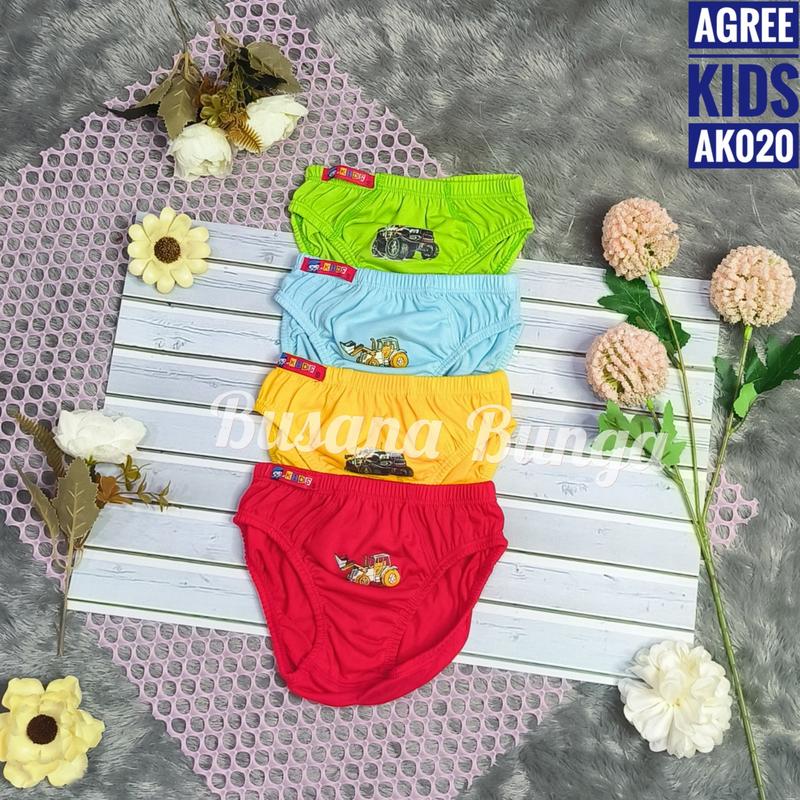Grosir CD/Celana Dalam Anak Cowo Agree Kids AK020 Katun 4