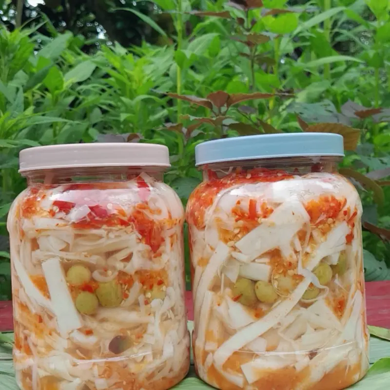 combo 3 lọ măng ớt (3kg) chua cay Hà Giang 6