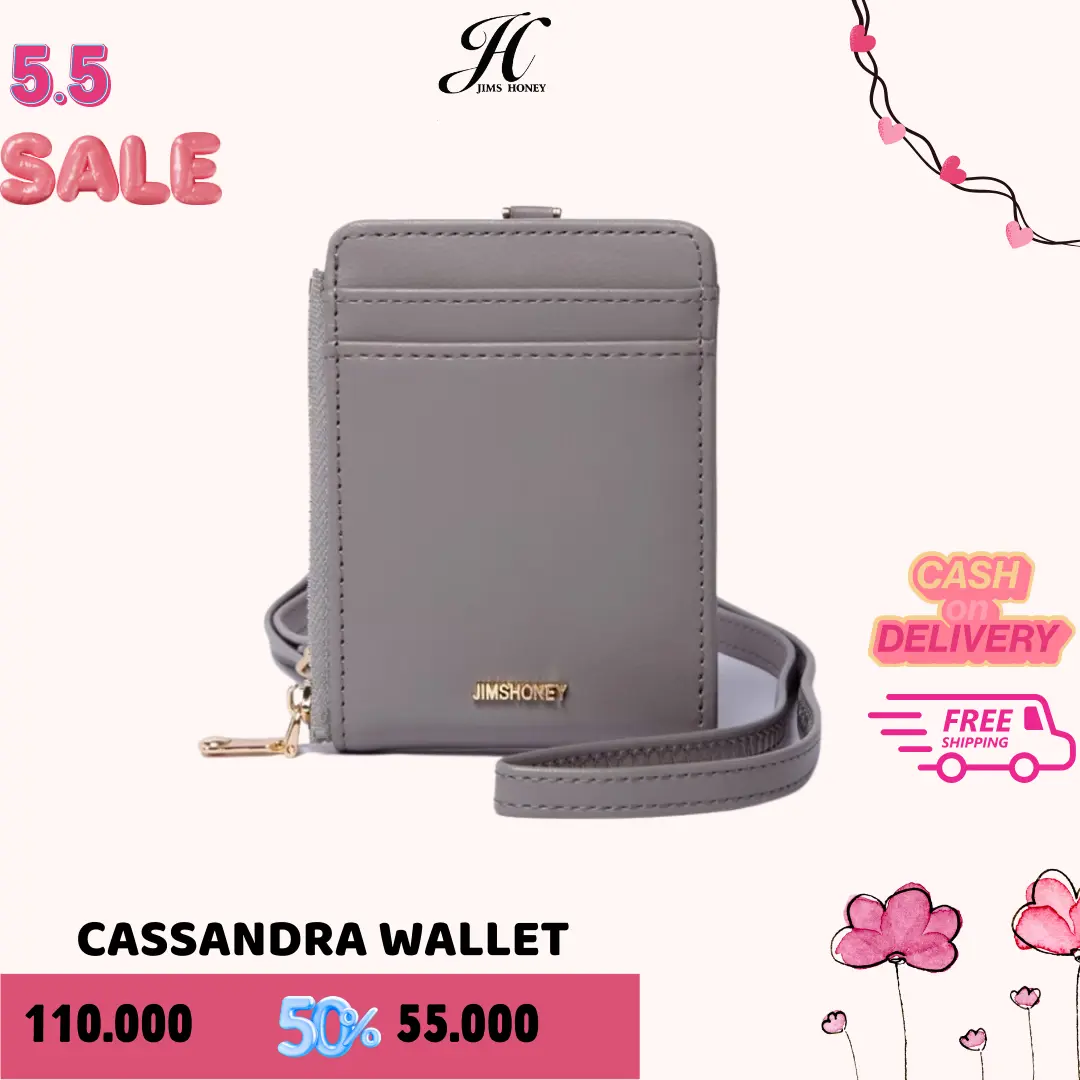 JIMS HONEY DOMPET LANYARD CASSANDRA WALLET Id Kartu