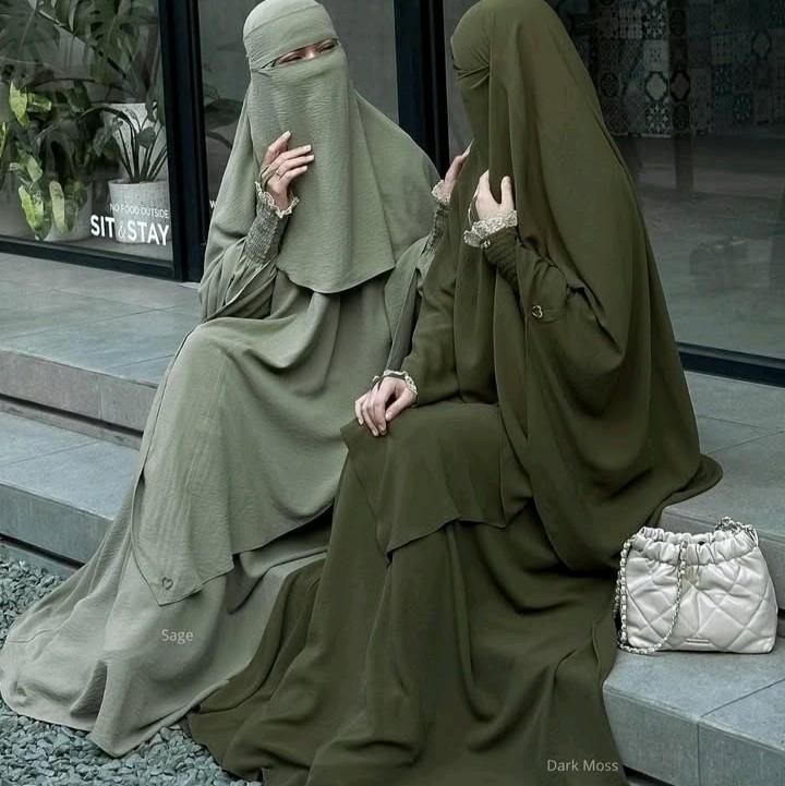 Abaya Zulfia series premium by Mahira Menggunakan Bahan airflow inport premium Tersedia FO dan Basic Non Pad 2
