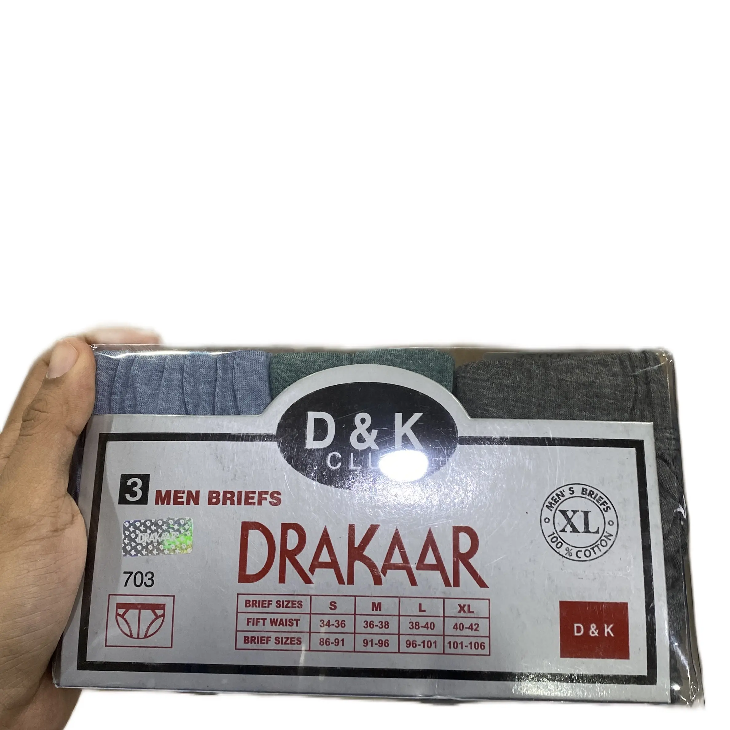 Celana dalam Drakar isi 3  untuk pria dewasa