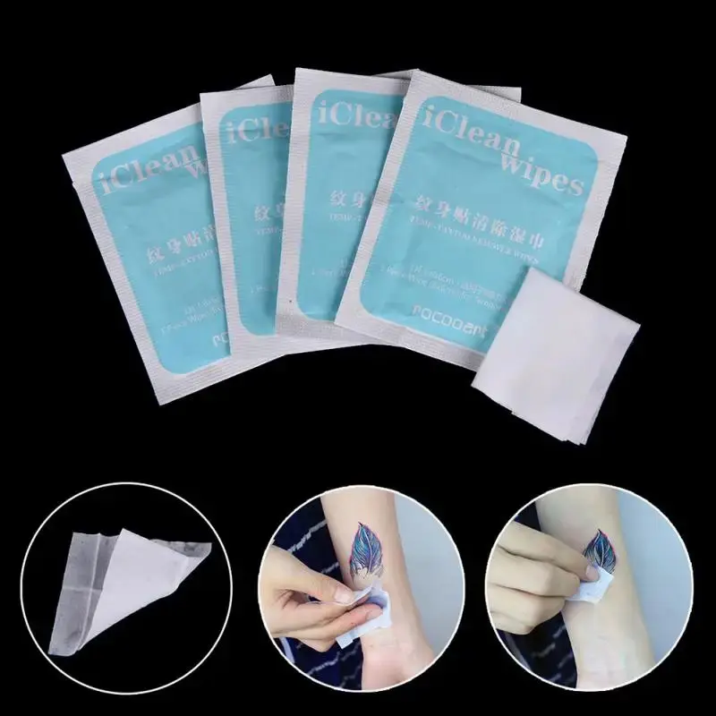Tisu Pembersih Tatto Temporer Remover / Tissue Penghapus Tato Wet Wipes for Temporary Tattoo Removal