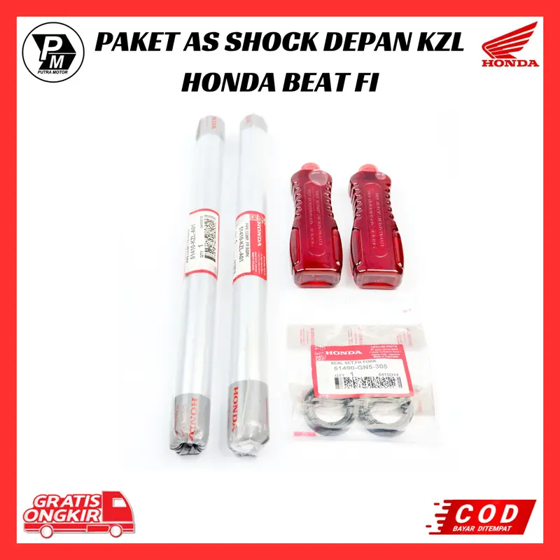 Sok Depan Beat Fi Esp - Paket As Shock Depan KZL Honda Beat Fi Esp - Vario 125 - Scoopy Fi - Spacy 3