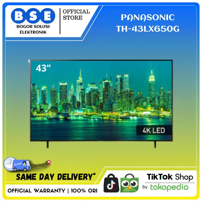 Gambar TV Android 43 Inch Android 11 Panasonic TH-43LX650G 4K Panasonic 43" dari Bogor Solusi Elektronik Kab. Bogor Tokopedia
