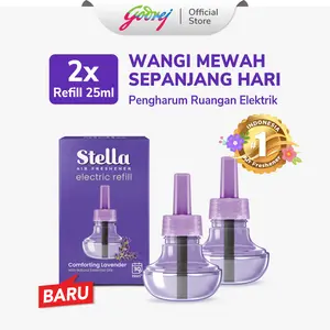 Stella Air Freshener Electric Refill Lavender - Isi 2 Pengharum Pewangi Ruangan Elektrik