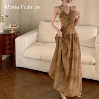 Gambar Moria QZ168 Sexy Backless Long Dress Casual Kasual / Korean Style Pakaian Woman Summer Beach Daisy Dress Motif Bunga Party Dress Vintage Wanita Tanktop Dress Panjang / Fashion Perempuan Fesyen Liburan Pantai Beach Gaun Floral Dress Tali Dress Fit and Fla - M dari Moriafashion Kab. Tangerang 1 Tokopedia