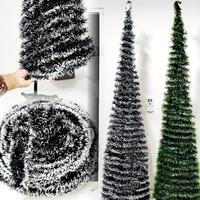 Gambar NEW 1.5 M Pohon Slinger Tinsel Natal Pohon Christmas Tree Dekorasi Natal Murah Pohon Natal Snow Minimalis - SS-150 GREEN dari MadisonShop Kota Administrasi Jakarta Barat 1 Tokopedia
