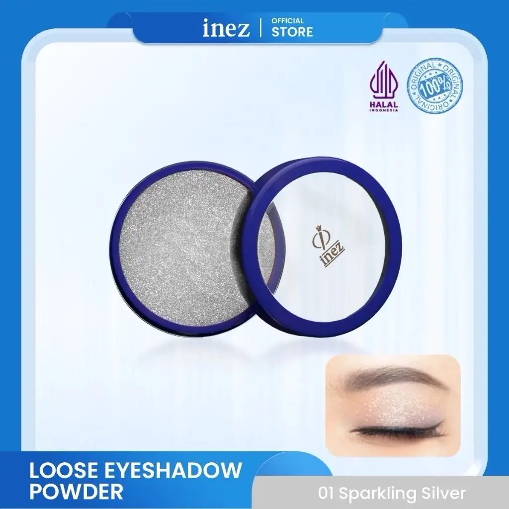 ￼Inez Color Contour Plus Loose Eyeshadow Powder (New Case)