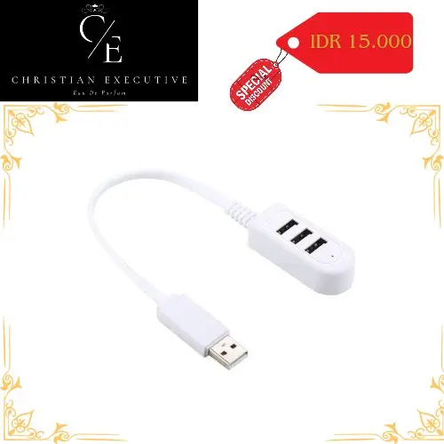 With cable charger 3 port usb extension kabel data