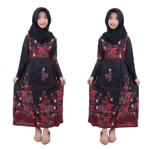 Batik Couple Keluarga Modern Pasangan Suami Istri Anak Perempuan Maura Sania Ruffle Motif Songket Zig-zag Biru Gamis Family Set Sarimbit Ibu Dan Ayah Kemeja pria lengan pendek Panjang Atasan Wanita Anak Cowok Cewek Baju Hem Katun Seragam Dewasa 2