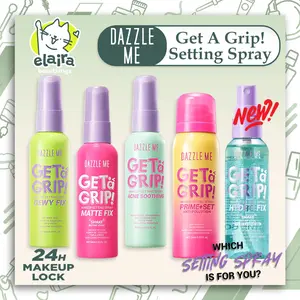 ฅ Elaira ฅ - DAZZLE ME Get a Grip! Makeup Setting Spray | Matte, Dewy, Acne Soothing, Prime+Set Setting Spray | Hydro Fix | Setting Spray YOU