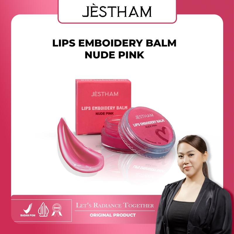 Jestham Lips Embroisdery Balm - Pemerah Bibir 3