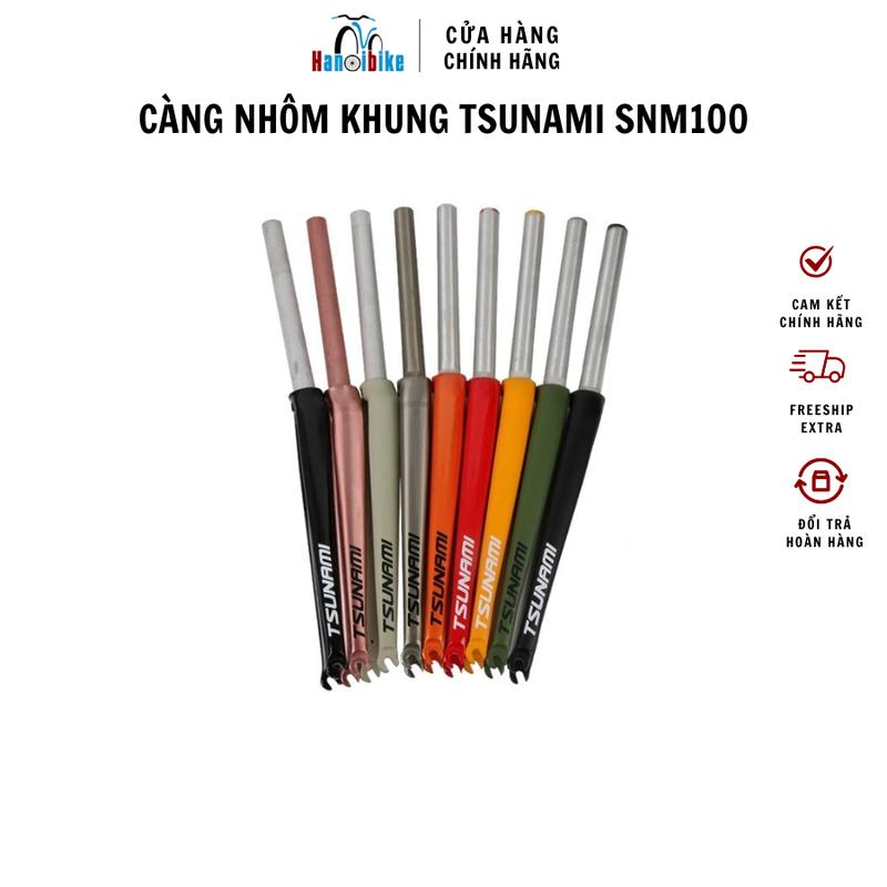 Càng trước xe đạp fixed gear Tsunami SNM100 nhiều màu - Nhôm