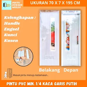 Pintu kamar mandi PVC,UPVC, Dan Alumunium termurah harga distributor Aluminium