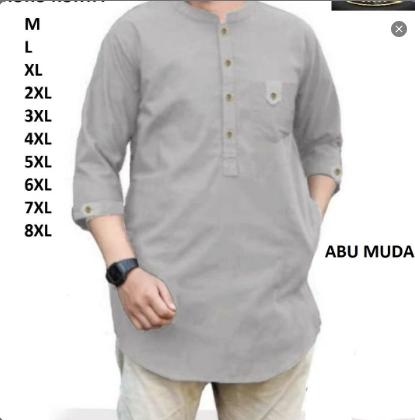 Product Introduction of KEMKO TERBARU KATUN TOYOBO LENGAN 3/4  BAJU MUSLIM DEWASA  VARIASI S,M,L,XL JUMBO 4