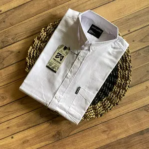 kemeja lengan pdk katun sigaret bahan adem d.pakai nyaman Pendek Muda Pria Formal