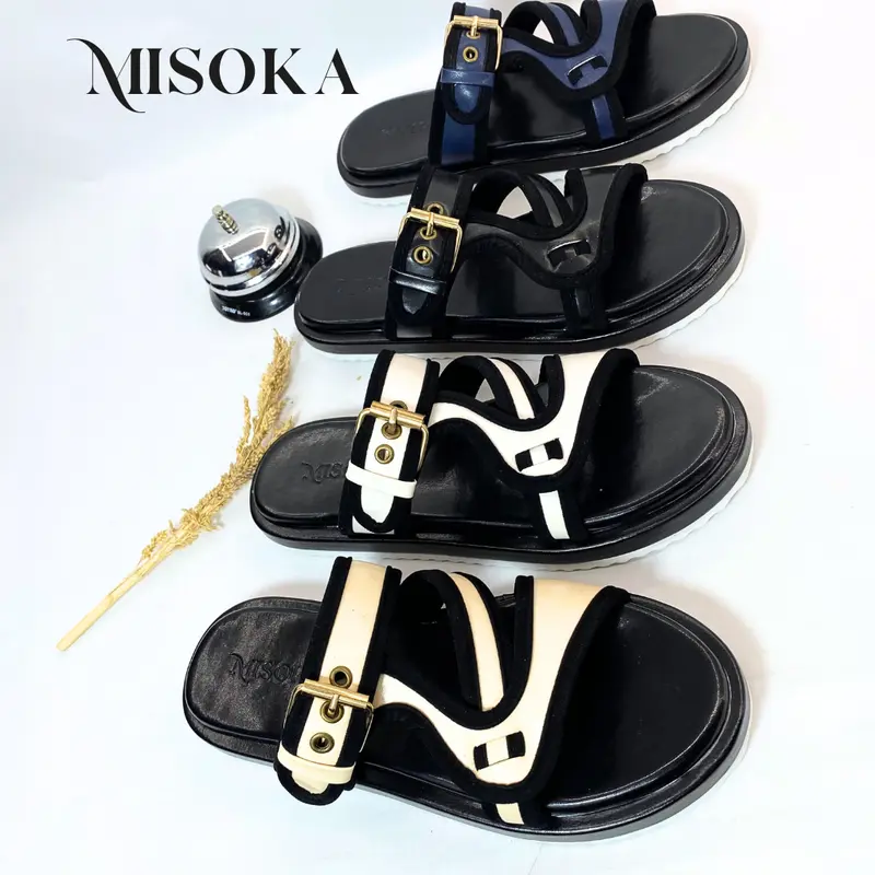 Sandal Wanita kekinian 2025/ Sendal cewek Flat shoes Wanita COD 5