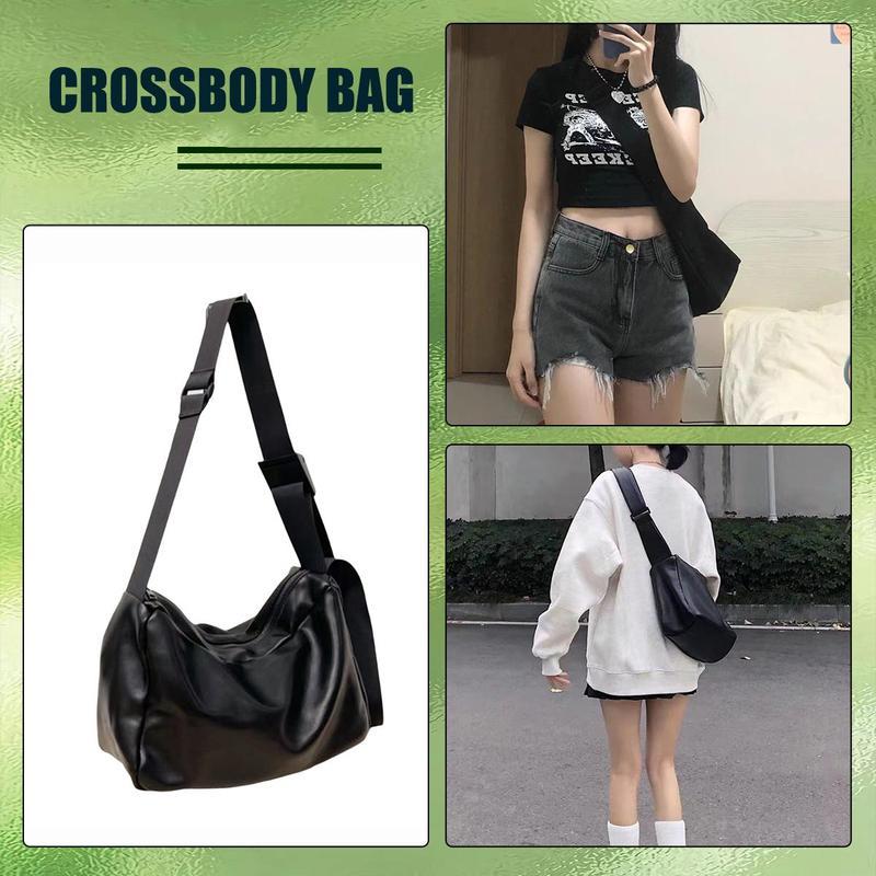 Túi Da Phong Cách Hàn Quốc Dung Lượng Lớn Phong Cách Đường Phố Cao Cấp Và Dễ Phối Đồ Túi Đeo Vai Thường Ngày Phong Cách