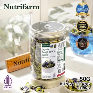 NUTRIFARM TEH BUNGA TELANG ORGANIK 50GRAM