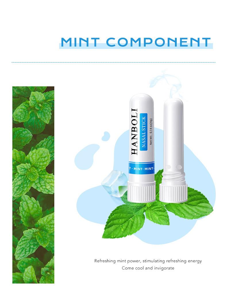 Product Introduction of 【COD】Han Boli Vitality Energy Bar Set Box Nasal Inhalation Refreshing and Refreshing Artifact to Prevent Dozing and Drowsiness While Driving Oral Comfort Cleansing 6