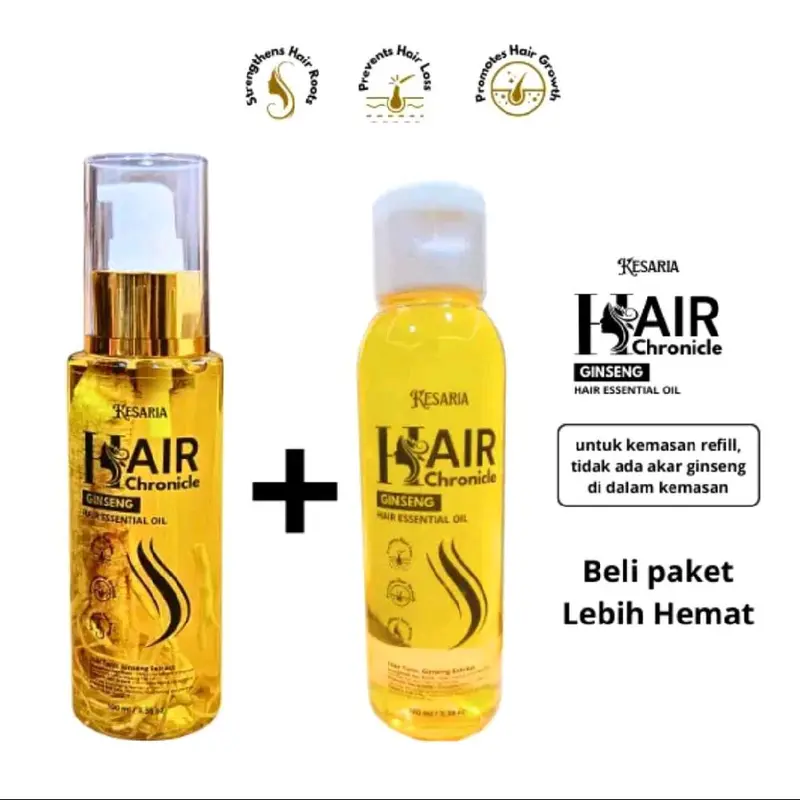 paket hair tonic ginseng spray + refill 0