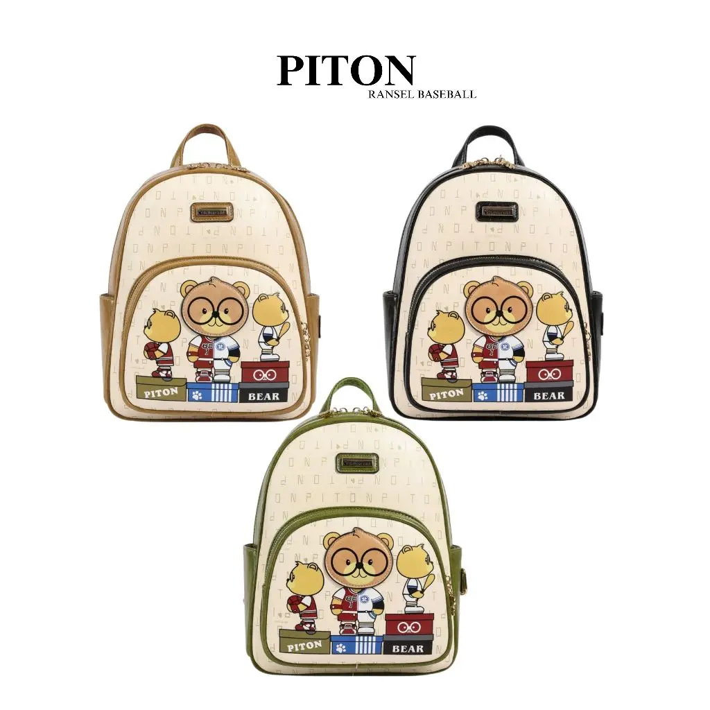 Tas Ransel Wanita Premium Kulit Beauty Fashion Baseball I Tas Ransel I Tas Wanita I Tas Premium
