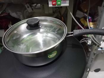 Product Review of 1 Pcs Panci Susu Stainless Steel Milk Pot Panci Sup Soup Pot Milk Pot Gagang Multifungsi Uk 20 cm from Y**p 0