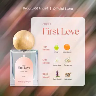 Beauty of Angel First Love Extrait de Parfume | Parfum unisex premium longlasting Pear Perfume Cair Wangi Vanila Peony Elegant Orange Box 6
