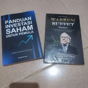 Paket 2 Buku Investor Pemula Warren Buffet Mindset + Panduan Investasi Saham Untuk Pemula - Yash Media