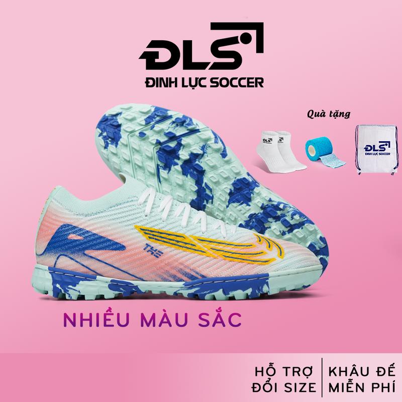 Giày Bóng Đá Va Bôr 16 E Lít THE VIỆT NAM Dành Cho Sân Cỏ Nhân Tạo Upper Mềm Đã Khâu Đế 
