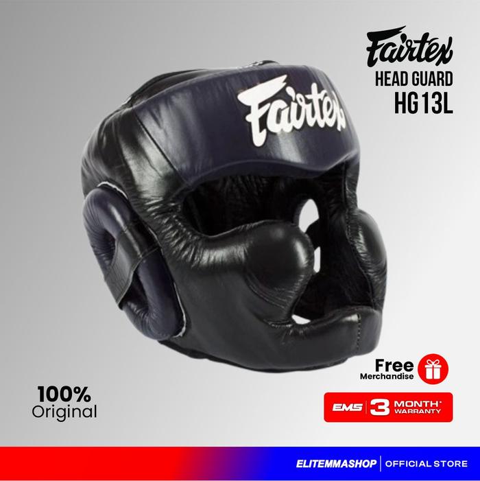 Gambar FAIRTEX Diagonal Vision HeadGuard Lace Up Version - BlackBlue HG13L - M dari ELITE MMA SHOP Kota Administrasi Jakarta Barat Tokopedia