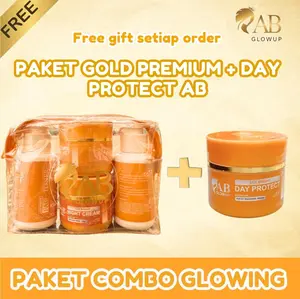 AB GLOWUP SKINCARE PAKET GOLD PREMIUM+DAY PROTECT AB