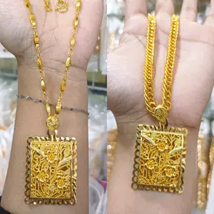 set kalung dan liontin bunga terbaru