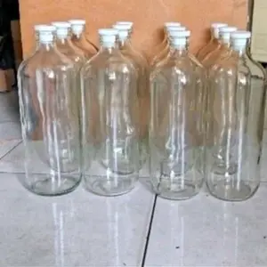 Botol 1 liter (bensin, madu, jamu, dll) +tutup