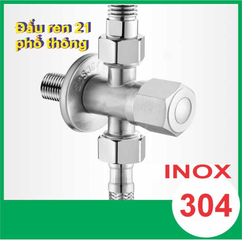  Van T Chia Nước cho vòi xịt vệ sinh và bồn cầu inox 304. 