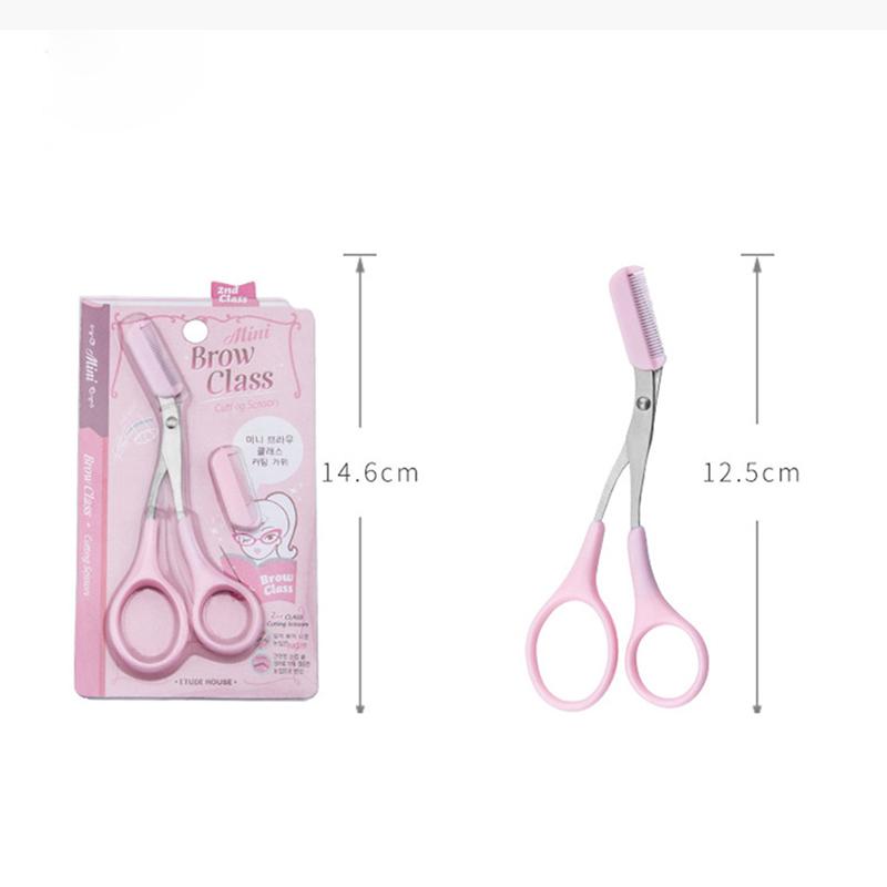 Product Introduction of Beginners' eyebrow sword rescue hand disabled party eyebrows, scissors, beauty cutting, eyebrow cutting, eyebrow cutting, autumn and winter makeup, cut -off eyebrow comb, portable festival makeup DIY beauty tool Cosmetic 11