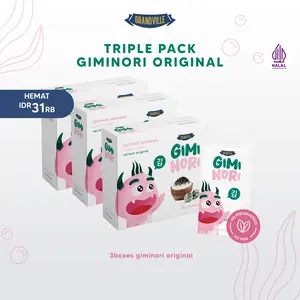 Grandville Gimi Nori Rumput Laut Tabur Original Triple pack - Non Msg Gluten Free