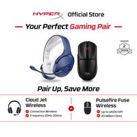 Gambar [BUNDLE] HyperX Gaming Bundle Cloud Jet Wireless Black / Blue Bluetooth Headset Stereo Bass Mic + Pulsefire Fuse Wireless Black RGB Gaming Mouse 12000 DPI 6 Buttons - Black dari HyperX Indonesia Kota Administrasi Jakarta Utara 2 Tokopedia